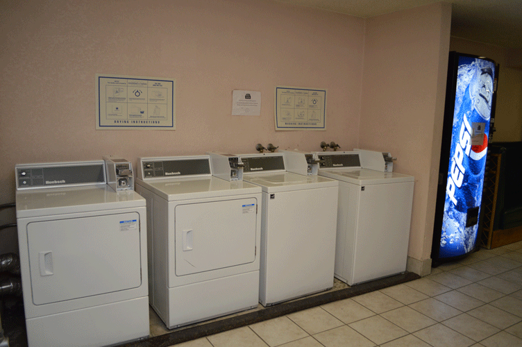 photo of coin-op laundry